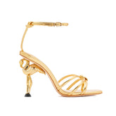 Ankle Strap Flamingo Heel Sandals
